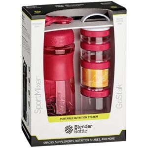 Blender Bottle Sport Mixer® GoStak ajándékszett Pink (sportolóknak) szín