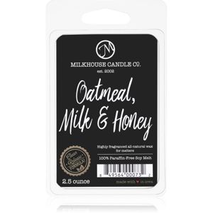 Milkhouse Candle Co. Creamery Oatmeal, Milk & Honey illatos viasz aromalámpába 70 g