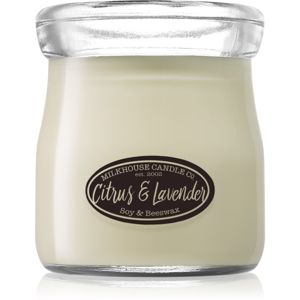 Milkhouse Candle Co. Creamery Citrus & Lavender illatgyertya Cream Jar 142 g