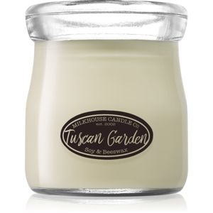 Milkhouse Candle Co. Creamery Tuscan Garden illatos gyertya Cream Jar