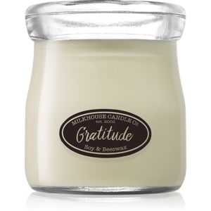 Milkhouse Candle Co. Creamery Gratitude illatos gyertya Cream Jar