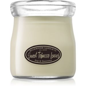 Milkhouse Candle Co. Creamery Sweet Tobacco Leaves illatgyertya Cream Jar 142 g