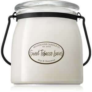 Milkhouse Candle Co. Creamery Sweet Tobacco Leaves illatgyertya Butter Jar 454 g