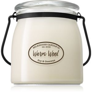 Milkhouse Candle Co. Creamery Warm Wool illatos gyertya Butter Jar