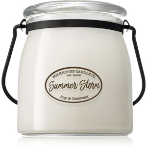 Milkhouse Candle Co. Creamery Summer Storm illatos gyertya Butter Jar