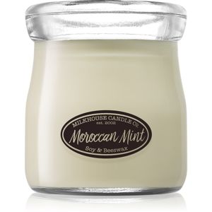 Milkhouse Candle Co. Creamery Moroccan Mint illatos gyertya Cream Jar