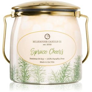 Milkhouse Candle Co. Creamery Spruce Cheers illatos gyertya Butter Jar 454 g