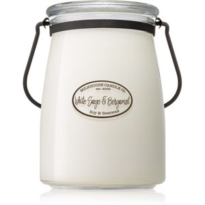 Milkhouse Candle Co. Creamery White Sage & Bergamot illatgyertya Butter Jar 624 g