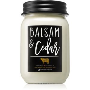 Milkhouse Candle Co. Farmhouse Balsam & Cedar illatgyertya Mason Jar 368 g