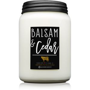Milkhouse Candle Co. Farmhouse Balsam & Cedar illatgyertya Mason Jar 737 g