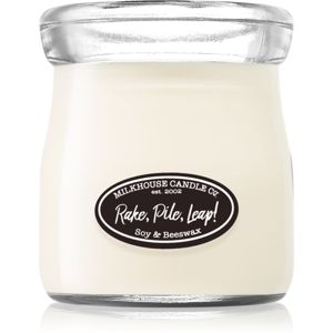Milkhouse Candle Co. Creamery Rake, Pile, Leap! illatgyertya Cream Jar 142 g