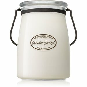 Milkhouse Candle Co. Creamery Banana Sunset illatgyertya Butter Jar 624 g
