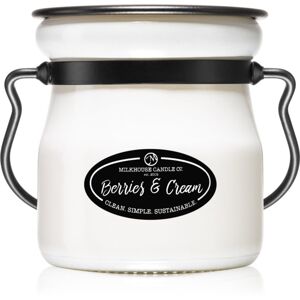 Milkhouse Candle Co. Creamery Berries & Cream illatgyertya Cream Jar 142 g