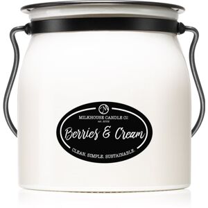 Milkhouse Candle Co. Creamery Berries & Cream illatgyertya Butter Jar 454 g