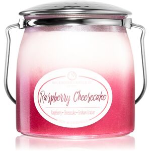 Milkhouse Candle Co. Creamery Raspberry Cheesecake illatgyertya Butter Jar 454 g