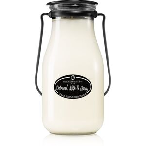 Milkhouse Candle Co. Creamery Oatmeal, Milk & Honey illatgyertya Milkbottle 397 g