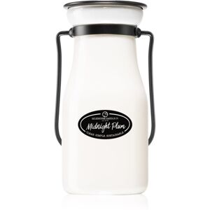 Milkhouse Candle Co. Creamery Midnight Plum illatgyertya Milkbottle 227 g