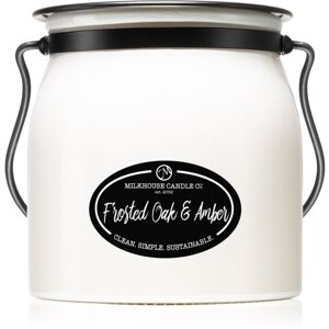 Milkhouse Candle Co. Creamery Frosted Oak & Amber illatgyertya Butter Jar 454 g