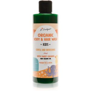 Dr. Feelgood Kids Sweet Orange gyengéd tusfürdő gél gyermekeknek 200 ml
