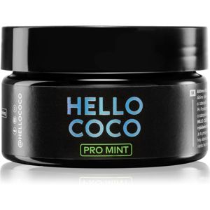 Hello Coco PRO Mint Aktív faszén fogfehérítéshez 60 g