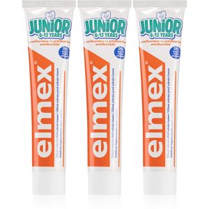 Elmex Junior 6-12 Years fogkrém gyermekeknek 3x75 ml