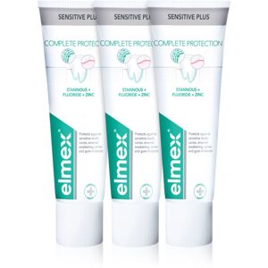 Elmex Sensitive Plus Complete Protection erősítő fogkrém 3x75 ml