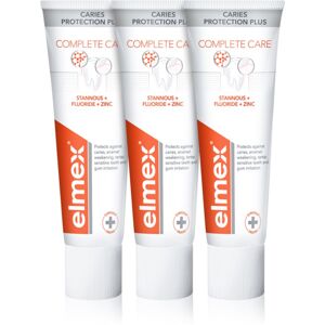 Elmex Caries Protection Complete Care frissítő hatású fogkrém a fogak teljes védelméért 3x75 ml