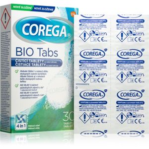 Corega Tabs Bio tisztító tabletta kivehető fogszabályozóra és protézisre 30 db