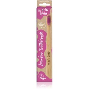 The Eco Gang Bamboo Toothbrush medium fogkefe közepes 1 ks 1 db