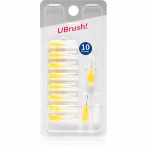 Herbadent UBrush! tartalék fogköztisztító kefe 0,6 mm Yellow 10 db