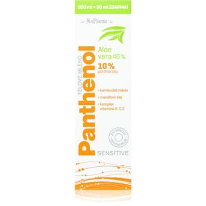 MedPharma Panthenol 10% Sensitive intenzíven hidratáló testápoló tej regeneráló hatással 230 ml
