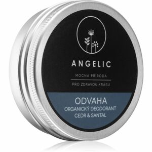 Angelic Organic deodorant "Courage" Cedar & Santal scent organikus krémes dezodor 50 ml