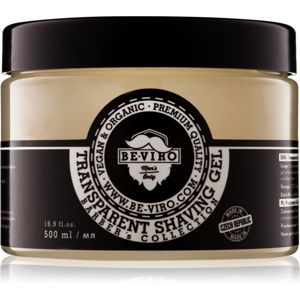 Beviro Men's Only Transparent Shaving Gel transzparens gél borotválkozáshoz 500 ml
