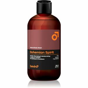 Beviro Natural Body Wash Bohemian Spirit fürdőgél férfiaknak 250 ml