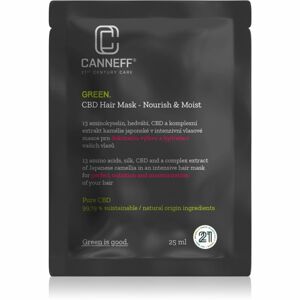 Canneff Green CBD Hair Mask regeneráló és hidratáló hajmaszk 25 ml