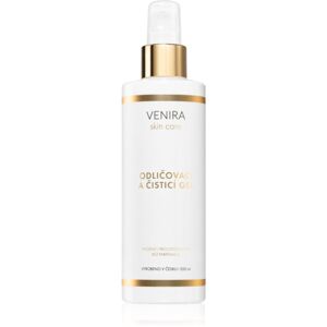 Venira Skin care Make-up remover and cleansing gel arctisztító és szemfestéklemosó gél minden bőrtípusra, beleértve az érzékeny bőrt is 200 ml