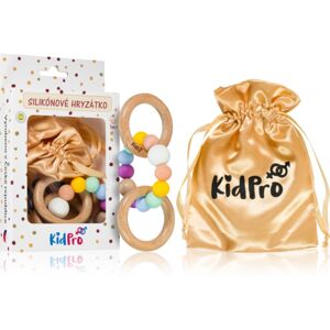 KidPro Teether & Rattle Fruit Mix rágóka csörgővel Rainbow 1 db