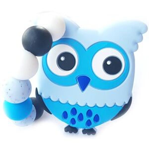 KidPro Teether Owl Blue rágóka 1 db