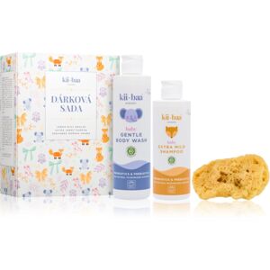 kii-baa® organic Bath Gift Set ajándékszett (gyermekeknek születéstől kezdődően)