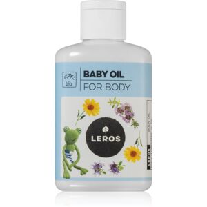 Leros BIO Baby oil wild thyme & marigold masszázsolaj a gyermek bőrre 100 ml