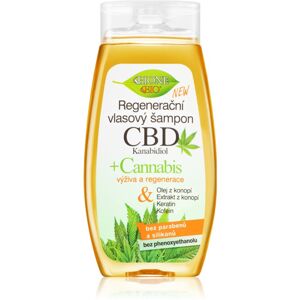 Bione Cosmetics Cannabis CBD regeneráló sampon CBD-vel 260 ml