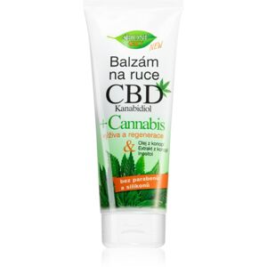 Bione Cosmetics Cannabis CBD regeneráló balzsam a kézre CBD-vel 205 ml