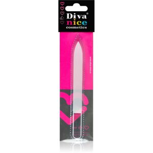 Diva & Nice Cosmetics Accessories üveg körömreszelő nagy Clear 1 db
