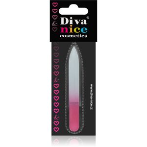 Diva & Nice Cosmetics Accessories üveg körömreszelő kicsi Pink