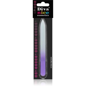 Diva & Nice Cosmetics Accessories üveg körömreszelő nagy Violet 1 db