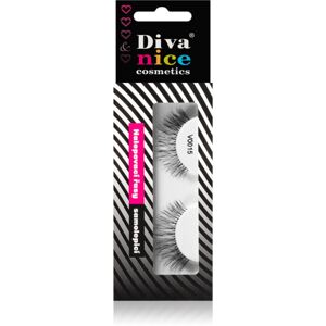 Diva & Nice Cosmetics Accessories ragasztható műszempilla természetes hajból No. V0015 1 db