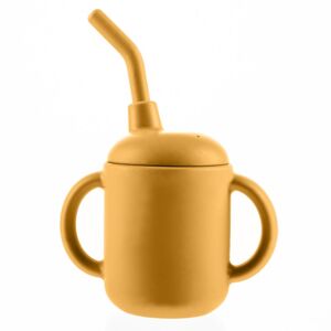 Zopa Silicone Mug bögre 2 az 1-ben Mustard Yellow 1 db