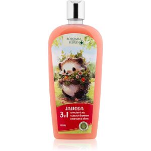 Bohemia Gifts & Cosmetics Bohemia Herbs Strawberry buborékos fürdő és tisztító gél 500 ml