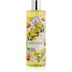 Bohemia Gifts & Cosmetics Flower Line Chamomilla tisztító gél testre és hajra 4 in 1 400 ml