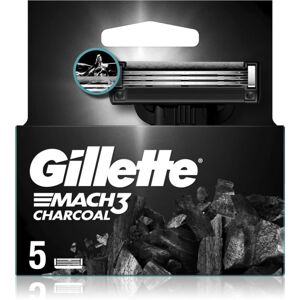 Gillette Mach3 Charcoal tartalék pengék 5 db
